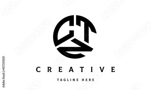 CTN creative circle three letter logo