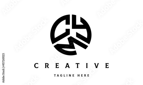 CYM creative circle three letter logo