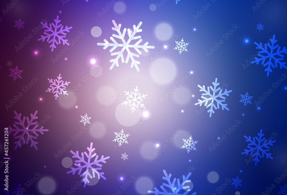Dark Pink, Blue vector layout in New Year style. Dark Pink, Blue vector layout in New Year style.