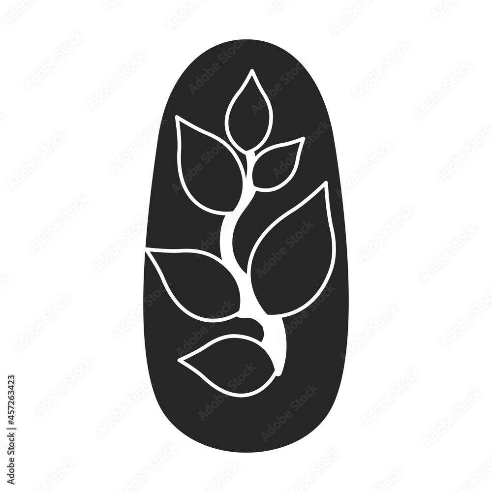 Nail of manicure vector icon.Black vector icon isolated on white background nail of manicure. Nail of manicure vector icon.Black vector icon isolated on white background nail of manicure.