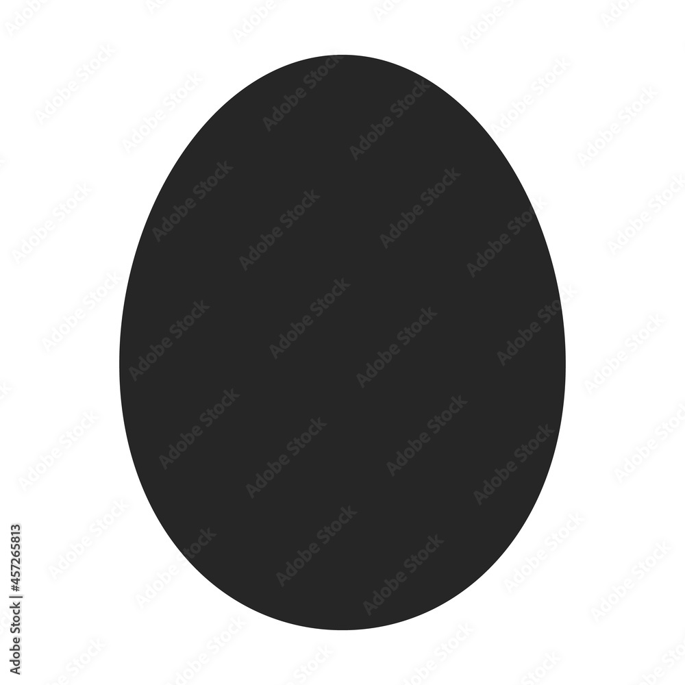 Half egg vector icon. Black vector icon isolated on white background half egg. Half egg vector icon. Black vector icon isolated on white background half egg.
