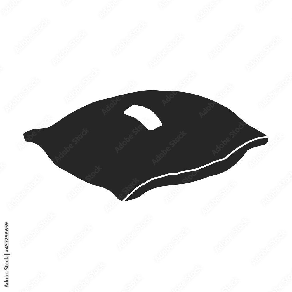 Agriculture bag of flour vector icon.Black vector icon isolated on white background agriculture bag of flour. Agriculture bag of flour vector icon.Black vector icon isolated on white background agriculture bag of flour.