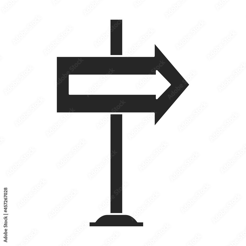 Road sign vector icon.Black vector icon road sign isolated on white background . Road sign vector icon.Black vector icon road sign isolated on white background .