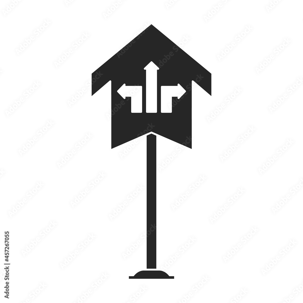 Road sign vector icon.Black vector icon road sign isolated on white background . Road sign vector icon.Black vector icon road sign isolated on white background .