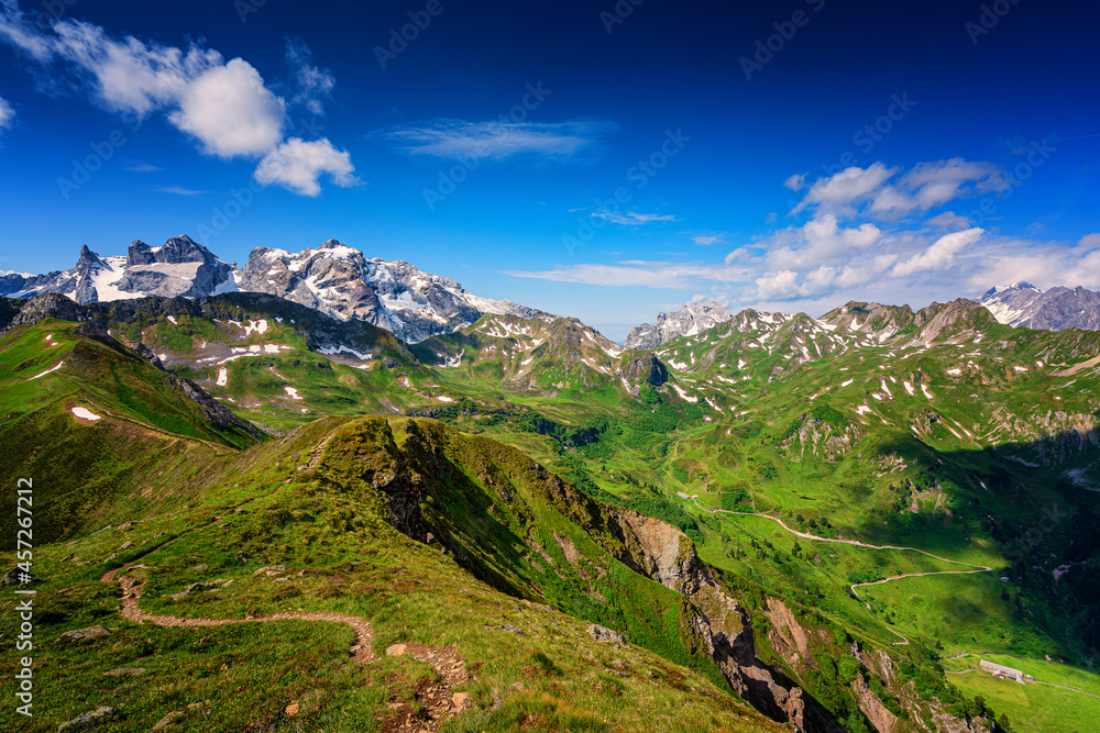 Fototapeta premium Bergpanorama - Mountainsview