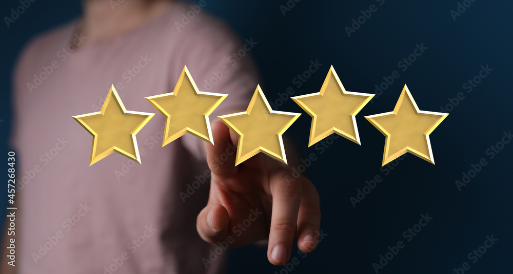 5 Five Stars Rating Quality Review Best Service