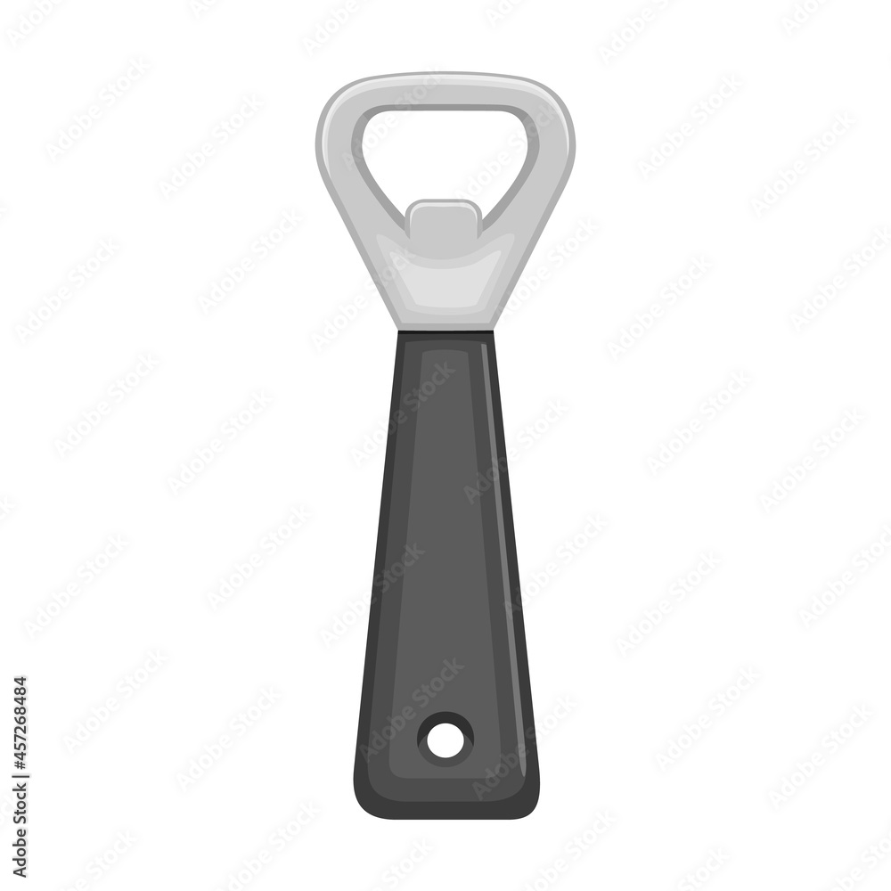 Bottle opener vector cartoon icon. Vector illustration corkscrew on white background. Isolated cartoon illustration icon of bottle opener . Bottle opener vector cartoon icon. Vector illustration corkscrew on white background. Isolated cartoon illustration icon of bottle opener .