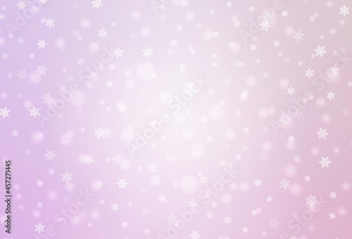 Light Purple vector background in Xmas style. © smaria2015