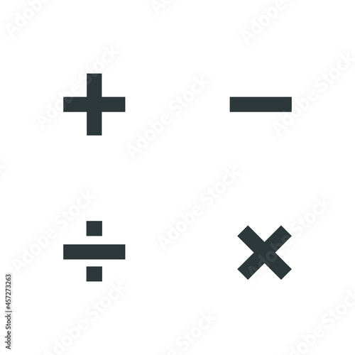 math symbols vector emoji