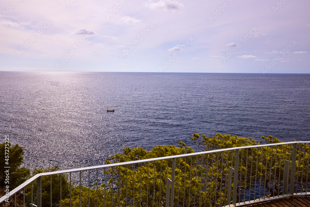 Beautiful landscape with a sea shore on the island of Palma De Mallorca. Beautiful landscape with a sea shore on the island of Palma De Mallorca.