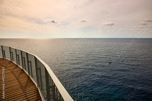 Beautiful landscape with a sea shore on the island of Palma De Mallorca. © czamfir