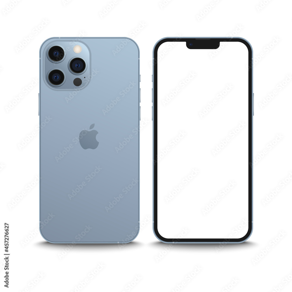 TASHKENT, UZBEKISTAN SEPTEMBER 15, 2021 Sierra Blue iphone 13 pro