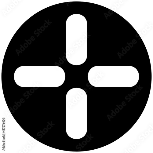 controller icon on white background