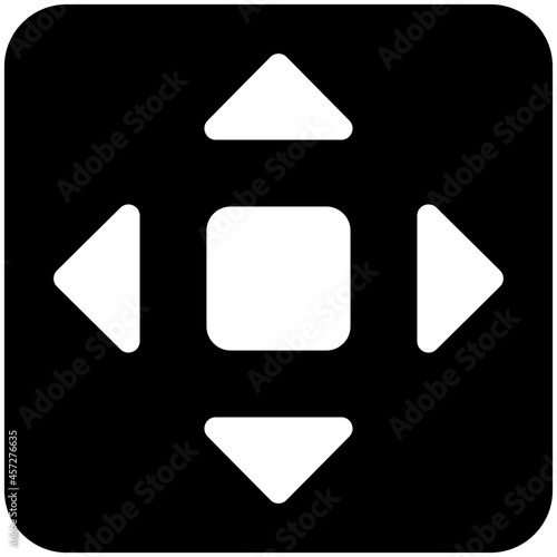 controller icon on white background
