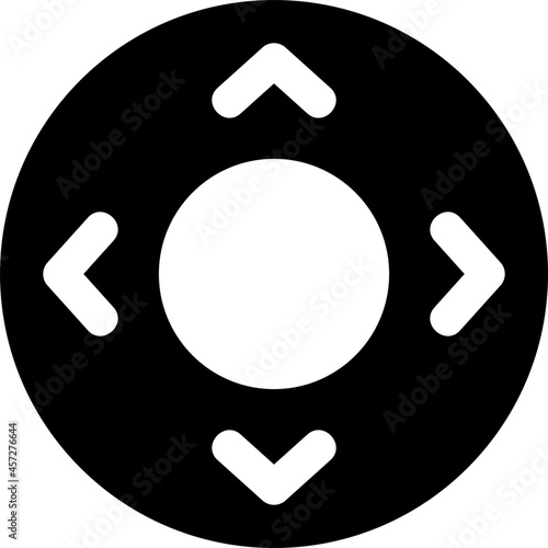 controller icon on white background
