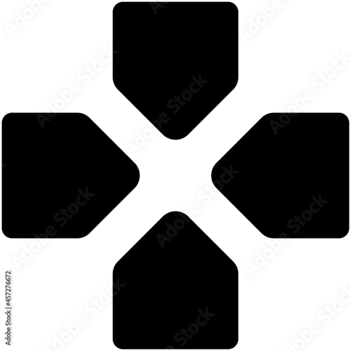 controller icon on white background