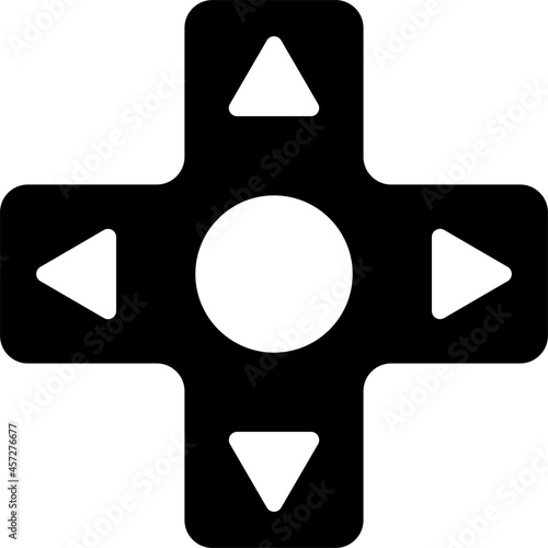 controller icon on white background