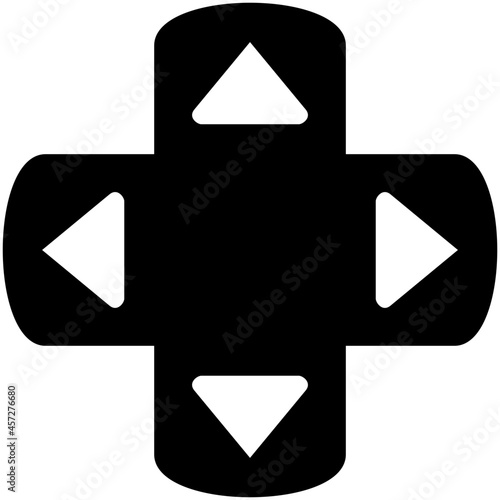 controller icon on white background
