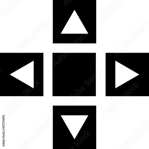 controller icon on white background
