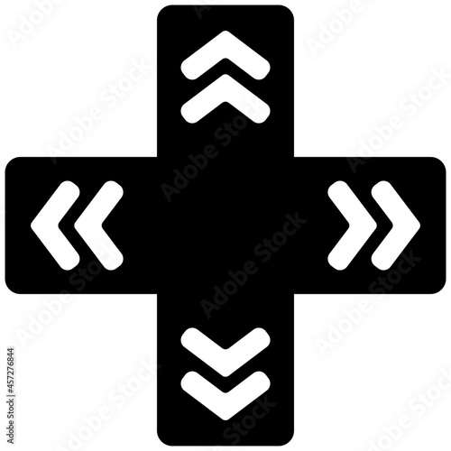 controller icon on white background