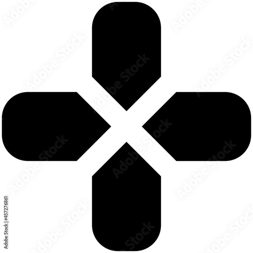controller icon on white background