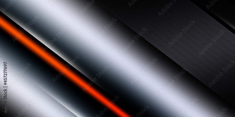 Dark background with abstract Orange lines for covers, banners, posters, billboards
