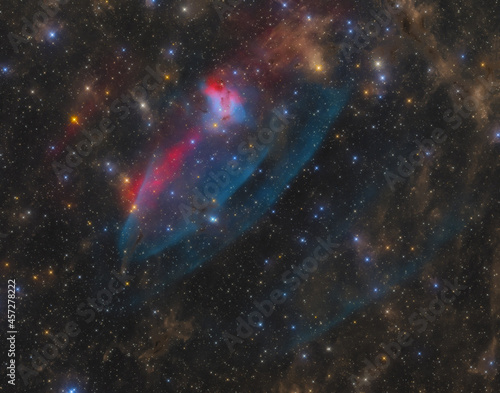 The Serendipity nebula / StDrMoMi 1 in the constellation Draco