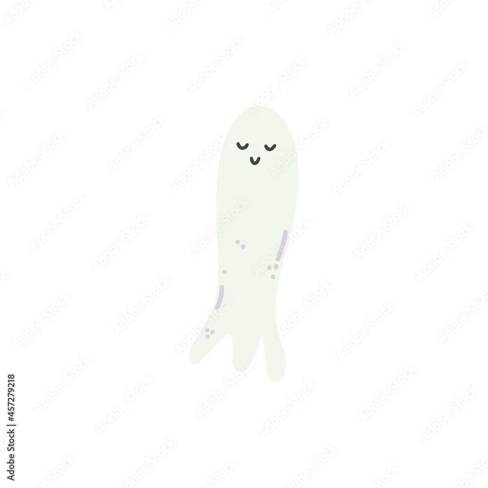 ghost on white background isolated spooky haunted supernatural halloween ghost on white background isolated spooky haunted supernatural halloween