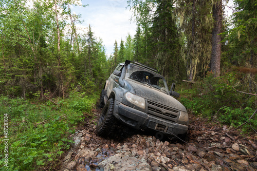 the car got stuck off-road © Дмитрий Солодянкин