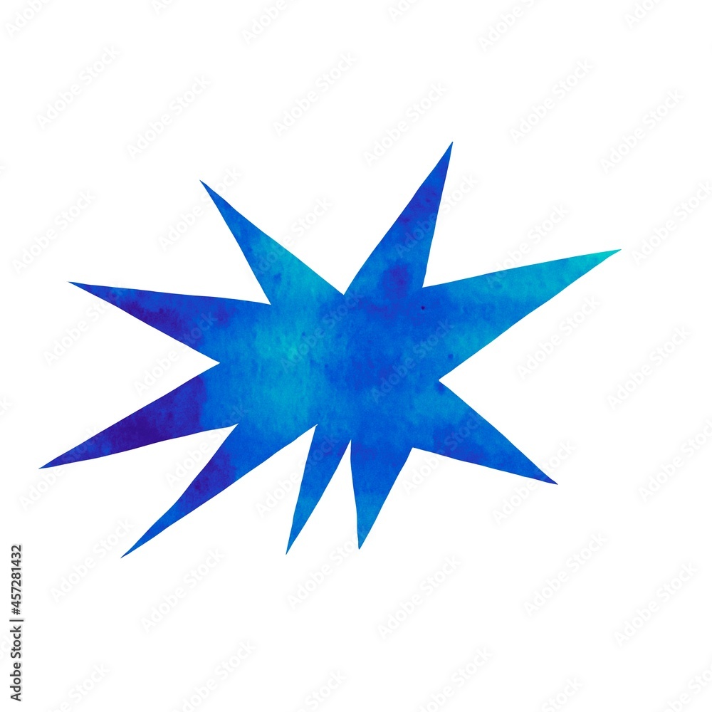Star illustration for winter holidays design Star illustration for winter holidays design