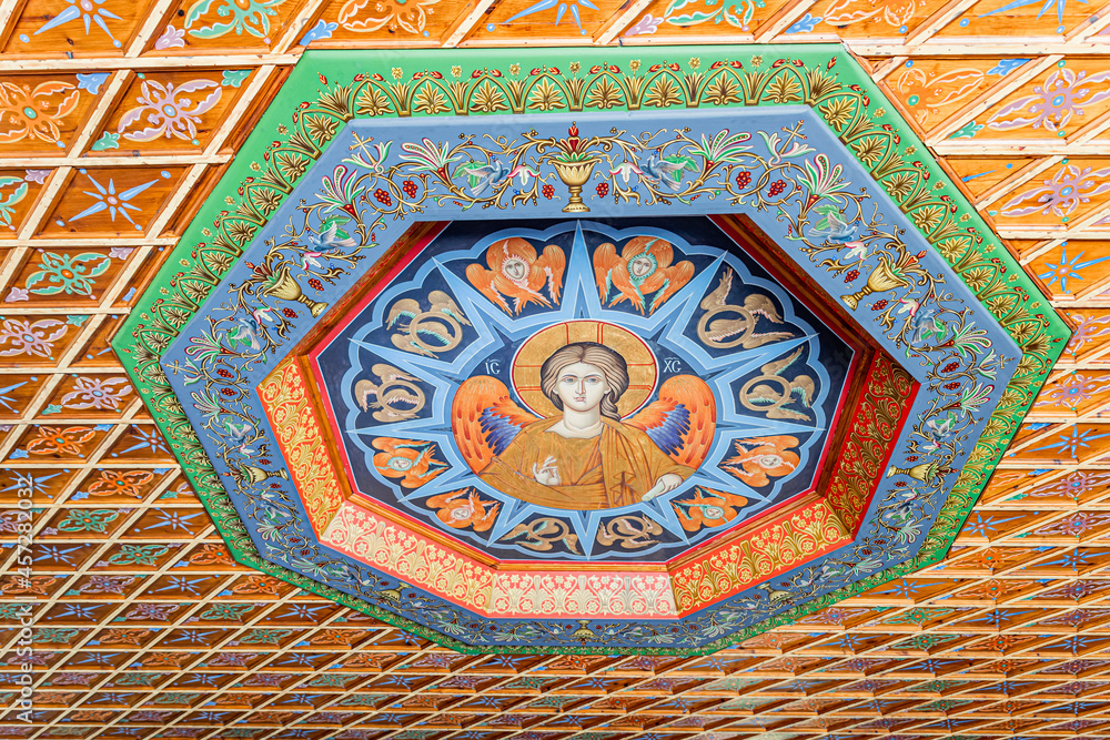 Intérieur du Monastère de Varlaam dans les Météores
