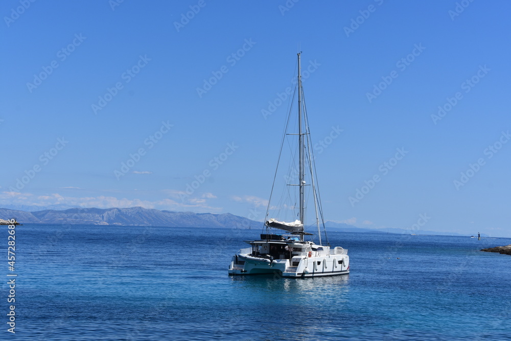 Budikovac island, Blue Lagoon, sea, Croatia, Vacation, Leisure, Swimming, Sailing,