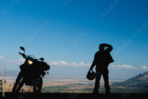 motorcycle ride in distant lands and get lost on the planet