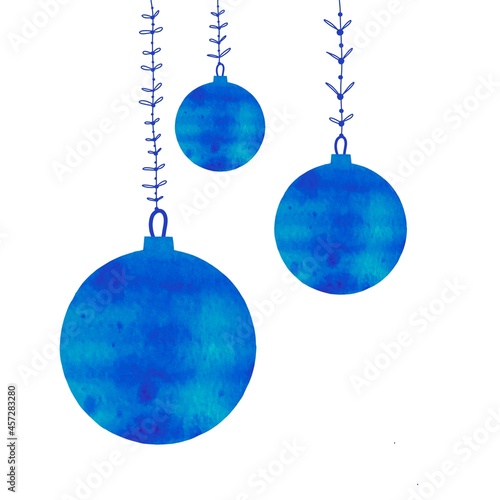 Decorating balls for Christmas tree 