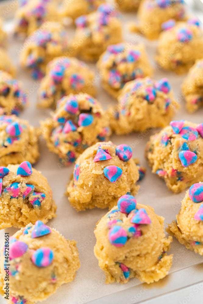 Unicorn chocolate chip cookie Unicorn chocolate chip cookie