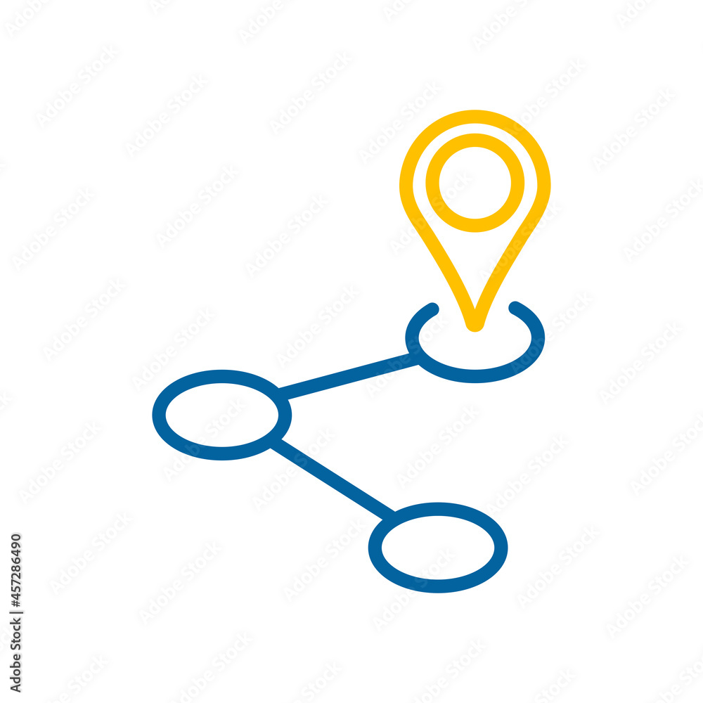 Route vector flat isolated icon. Navigation sign Route vector flat isolated icon. Navigation sign