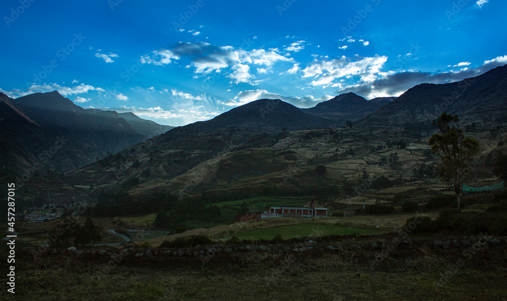 Panorama of the Mountains Canta