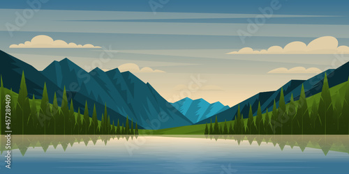 Mountains Background 

