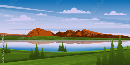 Mountains Background 

