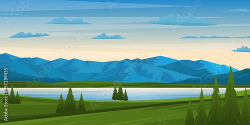 Mountains Background 

