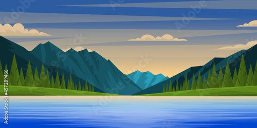 Mountains Background 

