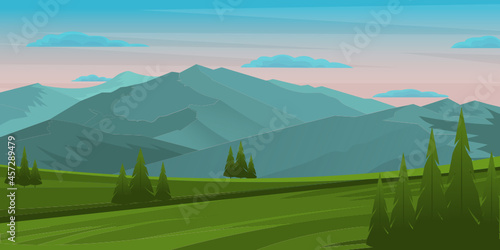 Mountains Background