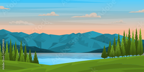 Mountains Background 

