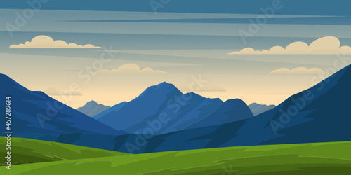 Mountains Background 

