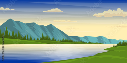 Mountains Background 

