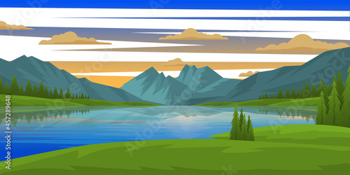 Mountains Background 

