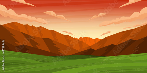 Mountains Background 

