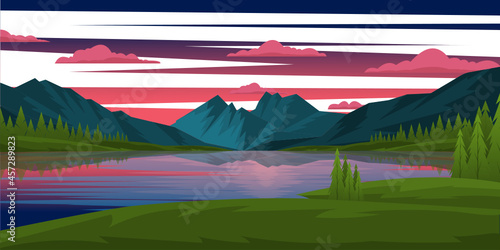 Mountains Background 

