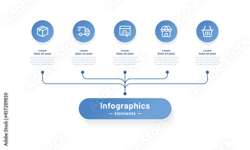 bussines infographic template