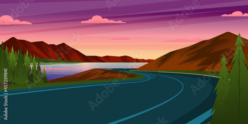 Mountains Background 

